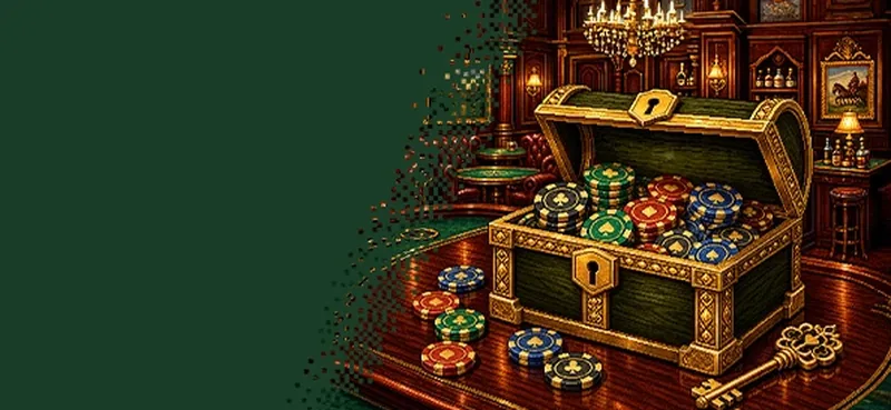 CrumBet promoties schatkist met fiches
