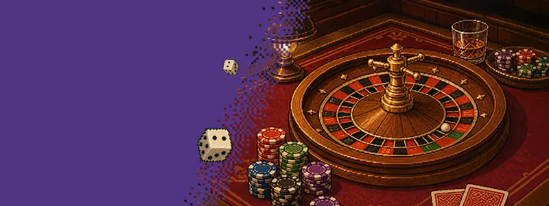 CrumBet live casino roulettetafel met fiches